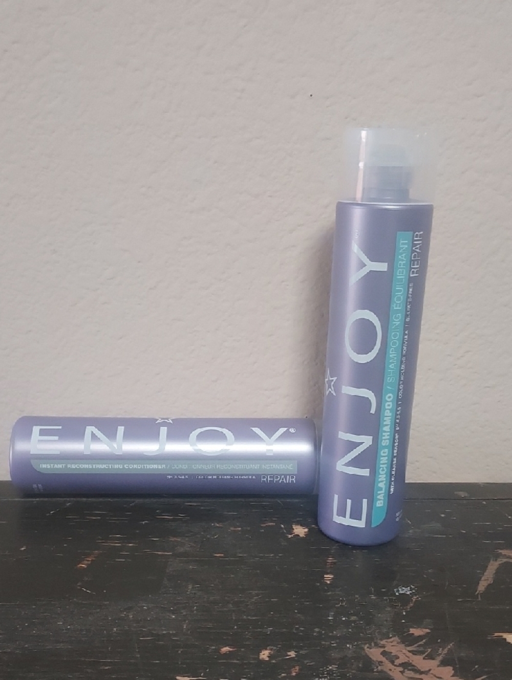 NEW Enjoy Haircare Duo: Balancing Shampoo & Reconstructing Conditioner 10.1oz - Picture 3 of 7
